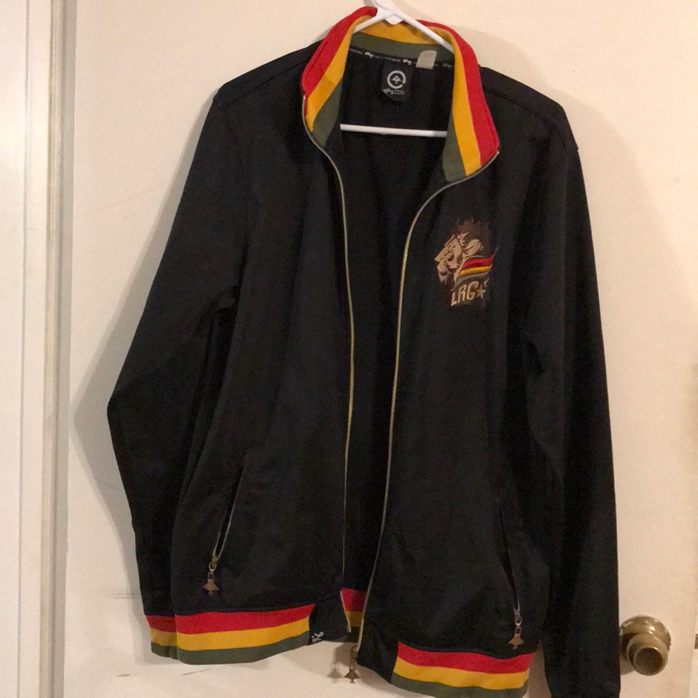 LRG Rasta Jacket Size L